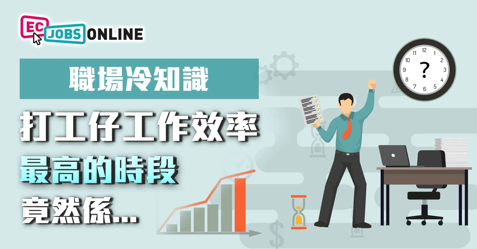 【職場冷知識】打工仔工作效率最高的時段竟然係… 【職場冷知識】打工仔工作效率最高的時段竟然係…
