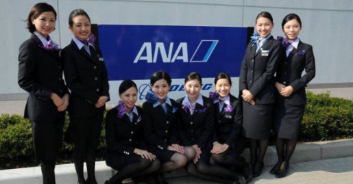 全日空將每年招聘約1千名空中服務員